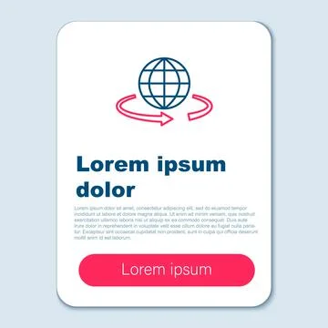Line 3d modeling icon isolated on grey background. Augmented reality or virtual 스톡 일러스트