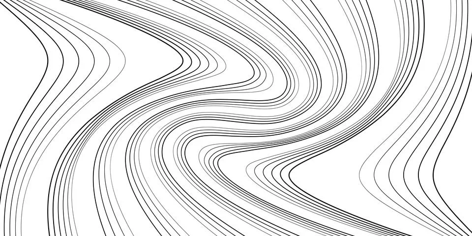 Line abstract background, lines blend, distort line, abstract geometric lin.. Stock Illustration