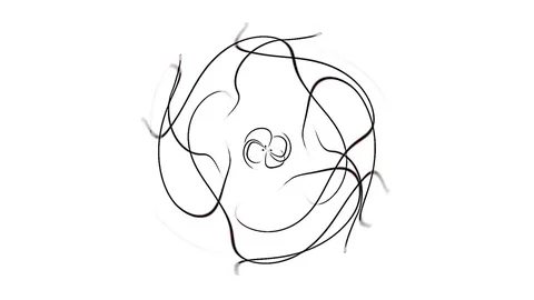 Line abstraction Stock Footage 72644832