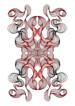 Line abstraction Stock Illustration