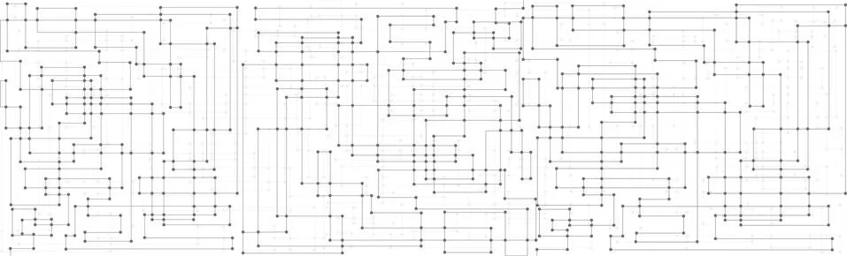 Line and dot pattern background. Stock Illustration