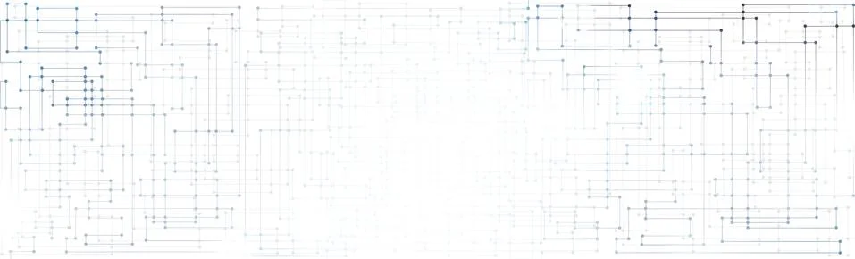 Line and dot pattern background. Technology concept. 스톡 일러스트