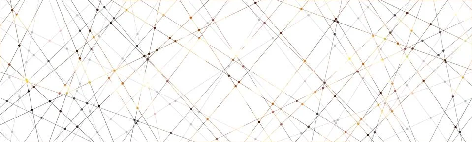 Line and dot pattern background. Technology concept. 스톡 일러스트