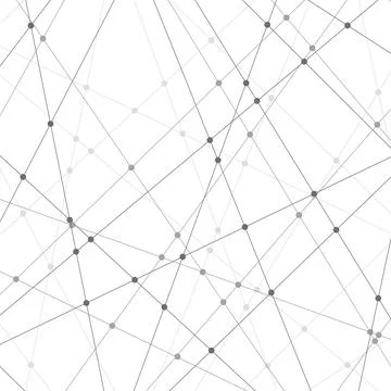 Line and dot pattern background. Illustrazione stock