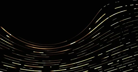 Line and dots abstarct background. Data flow transmission with line distorted. M 库存影片 146293418