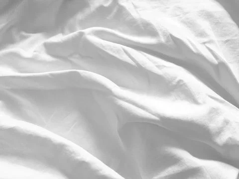 The line and pattern of this silky, white fabric create a visually appealin.. Stock Photos