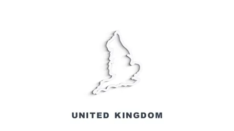 Line animated map showing the state of Turkey from the united state of america Stock Footage 151589993