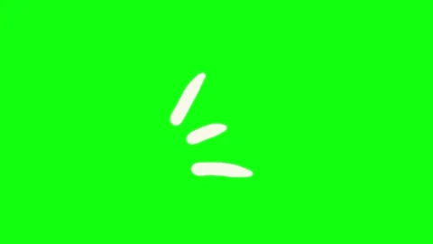 Line animation on green screen Vídeo Stock 335427593