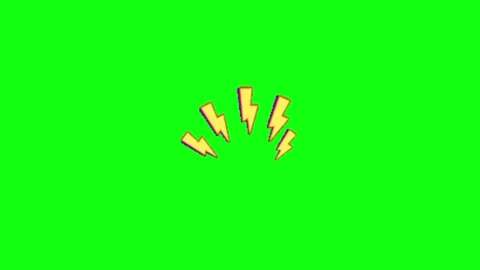 Line animation on green screen Video stock 335427643