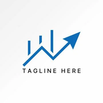 Line arrow diagram system workflow project indicator investment development イラスト素材