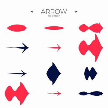 Line Arrow icon set. Universal Arrow icon. Arrow basic UI elements. For Apps Stock Illustration