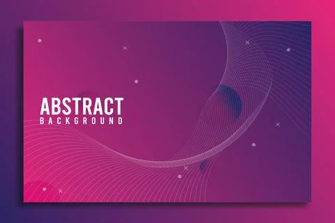 Line art abstract background Stock Illustration