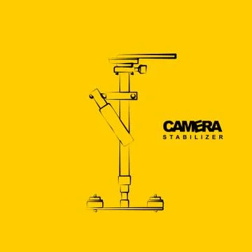 Line art of Gimbal stabilizer vector Illustration Stock Illustration