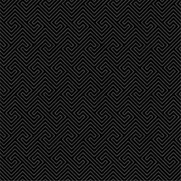 Line art maze seamless pattern. Stock Illustration