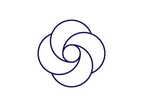 Line art pattern design vector illustrator in an white background Illustrazione stock