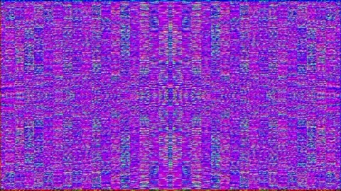 Line art, software generated abstract footage, iridescent system error concept. Stock Footage 121422731