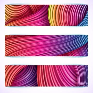 Line banners イラスト素材