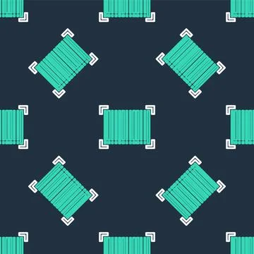 Line Barcode icon isolated seamless pattern on black background. Vector イラスト素材