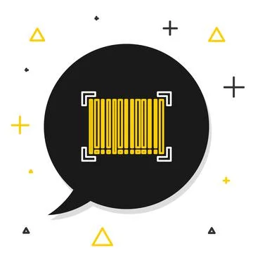 Line Barcode icon isolated on white background. Colorful outline concept. Vector 스톡 일러스트