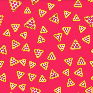 Line Billiard balls in a rack triangle icon isolated seamless pattern on re.. Illustrazione stock