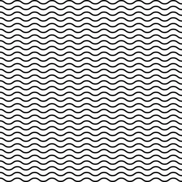Line black pattern on a white background Illustrazione stock