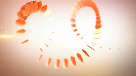 Line of blade objects show in Stock-Footage 49681377