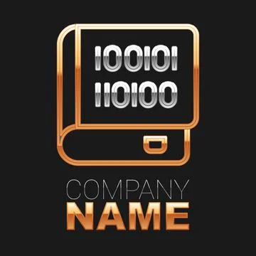 Line Books about programming icon isolated on black background. Programming Stock Illustration