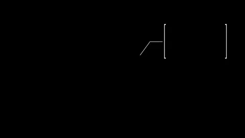 Line box on a dark background. HUD elements. Hud callout scoreboard Stock Footage 242310003