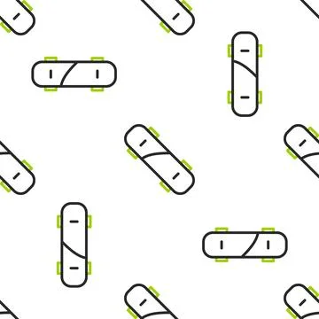 Line Brass knuckles icon isolated seamless pattern on white background. Vector Stock Illustration