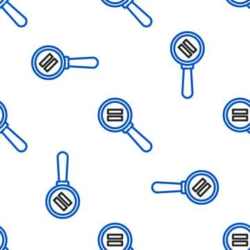 Line Calculation icon isolated seamless pattern on white background. Colorful Stock Illustration