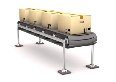 Line cardboard Stock Illustration