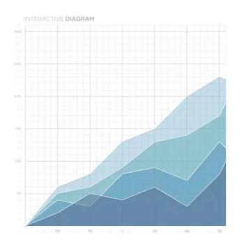 Line Chart. Diagram. Stock Illustration