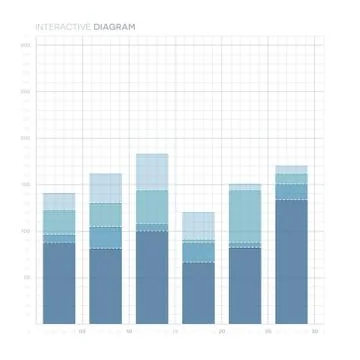 Line Chart. Diagram. Stock Illustration