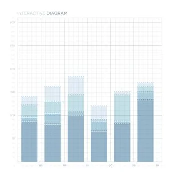 Line Chart. Diagram. Stock Illustration