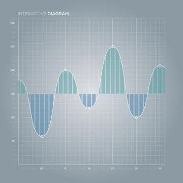 Line Chart. Diagram. Stock Illustration