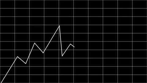 Line chart graph animation Stock Footage 276898261