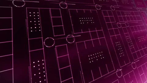 Line circle light technology background 4K LOOP purple Stock-Footage 103655833