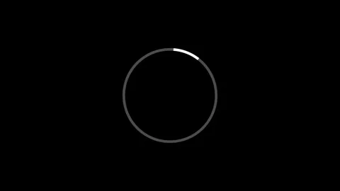 Line Circle loading animation and buffering icon animation looped Stock Footage 341628849