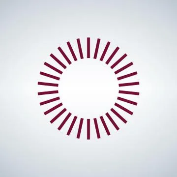 Line Circle Loading icon 库存插图