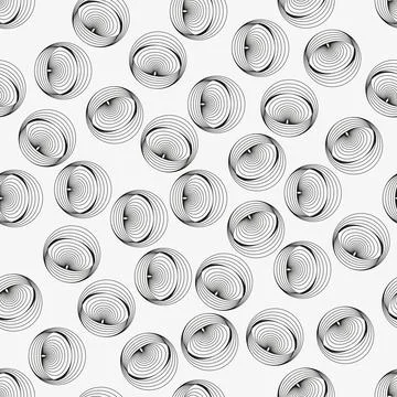 Line circle, pattern Stock Illustration