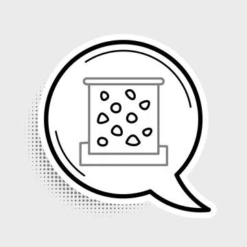 Line Climbing wall icon isolated on grey background. Colorful outline conce.. Stock Illustration