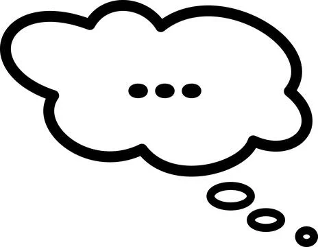 Line comment icon as dialog symbol Stock Illustration