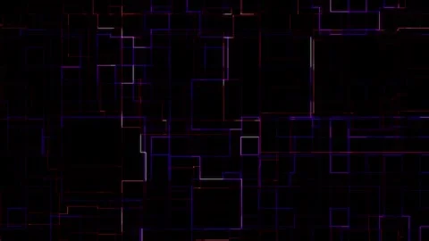 Line Complexity Red Purple Zoom 4K Loop Stock Footage 303249866