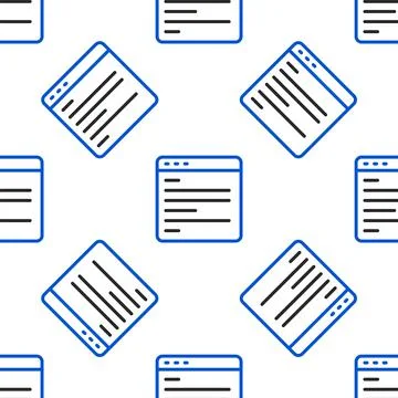 Line Computer api interface icon isolated seamless pattern on white background Illustrazione stock