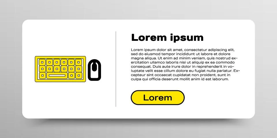 Line Computer keyboard and mouse icon isolated on white background. PC component Stock Illustration