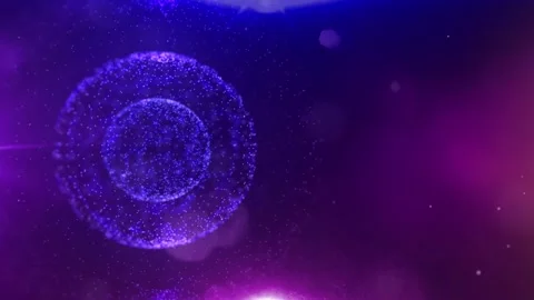 Line Connection Network Animation on Colorful Background - Tech Data Design Stock Footage 313365596