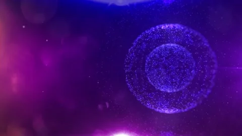Line Connection Network Animation on Colorful Background - Tech Data Design Stock Footage 313365633