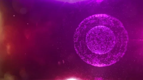 Line Connection Network Animation on Colorful Background - Tech Data Design Stock Footage 313365637