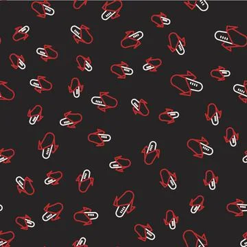 Line Corn icon isolated seamless pattern on black background. Vector イラスト素材