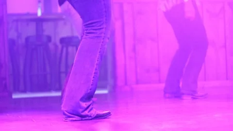 Line dancing Video stock 89856308